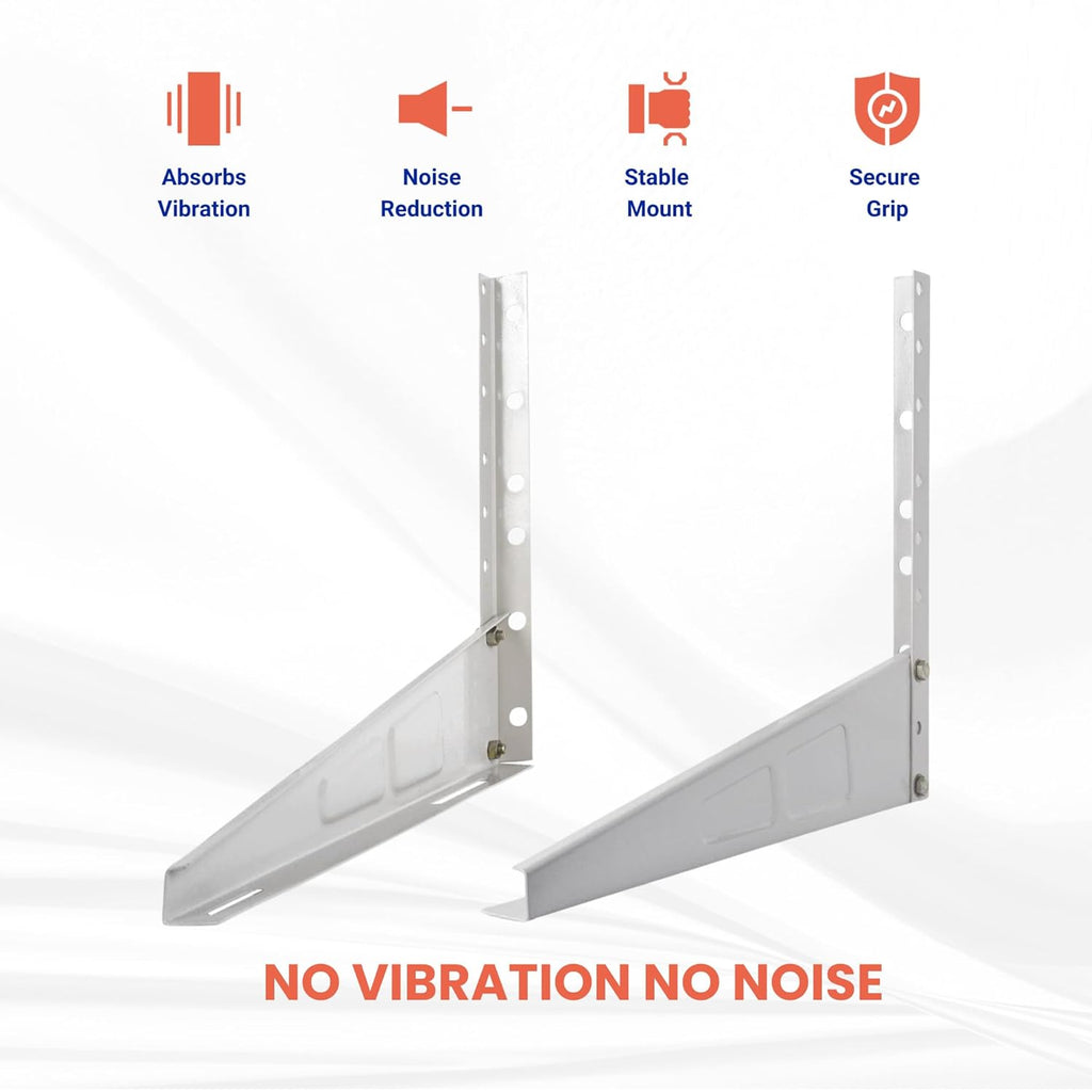 SoraChi Heavy-Duty Metal Wall Mounting Bracket for 1-2 Ton AC Outdoor Unit Shelf Bracket 127cm x 40.64cm Shelf Bracket (Iron)