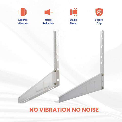 SoraChi Heavy-Duty Metal Wall Mounting Bracket for 1-2 Ton AC Outdoor Unit Shelf Bracket 127cm x 40.64cm Shelf Bracket (Iron)
